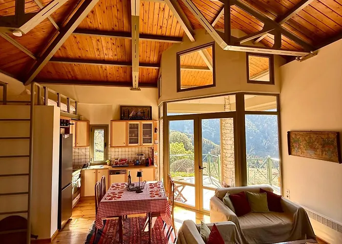 Villa Nano Καλάβρυτα Βίλα Στο Βουνό Με Τζάκι