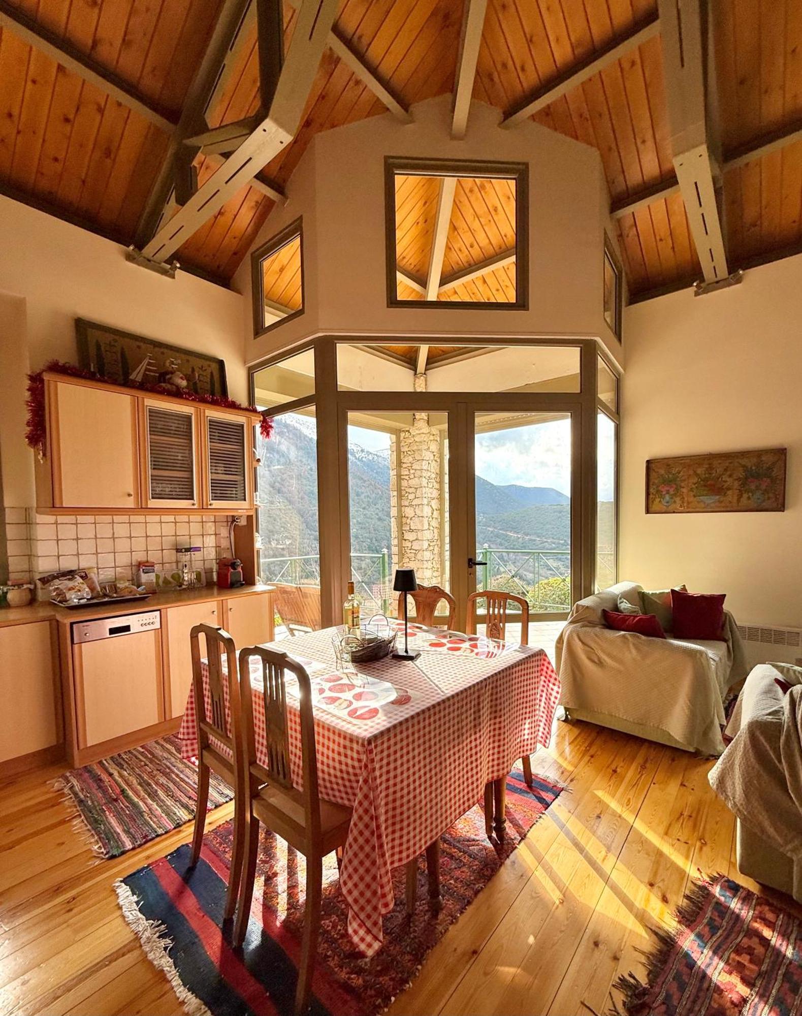 Villa Nano στο βουνό με τζάκι